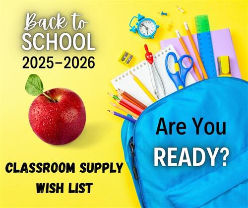 Classroom Wish List